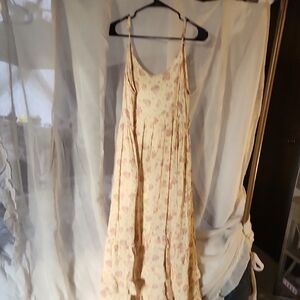 Elegant Floral Print Maxi Dress Jaded Gypsy O/s